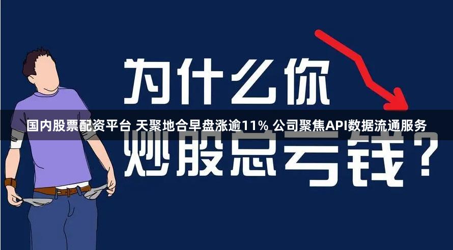 国内股票配资平台 天聚地合早盘涨逾11% 公司聚焦API数据流通服务